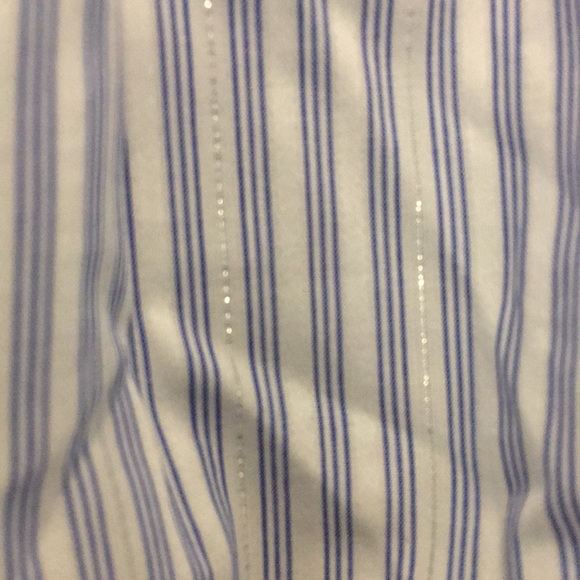 Lafayette 148 Blue Pinstripe Dress - Picture 4 of 9